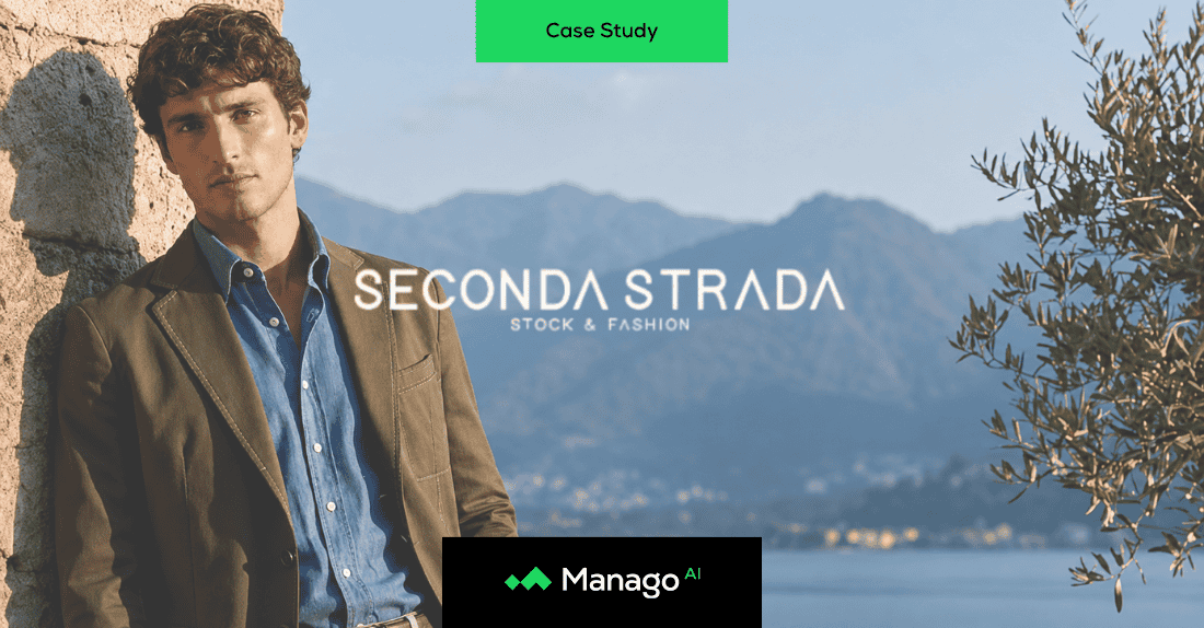 Seconda Strada's eCommerce Growth: 15% of Additional Sales & 75% of Transactions Started with Manago AI